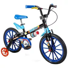 Bicicleta Infantil Nathor Aro16 Tech Boys 5 A 8 Anos