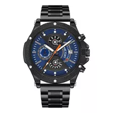 Relógios De Calendário Inoxidável Megir Chronograph