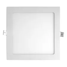  Pack 10 Panel Embutido Led Cuadrado - 18w 