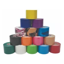 10 Fita Tape Bandagem 5m Por 5 Cm Você Escolhe A Cor