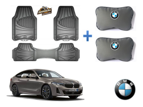 Kit Tapetes Armor All + Cojines Bmw 650i M6 2019 A 2022 Foto 7