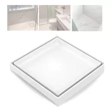 Ralo Oculto 10x10 Invisível Seca Piso Porcelanato Banheiro