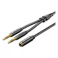 Cable De Audio 3.5mm A Dual 3.5mm Cubierta Algodon - Vention