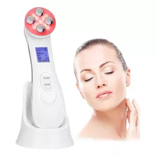 Aparelho Rejuvenescedor Facial 5 Em 1 Radio Frequência 