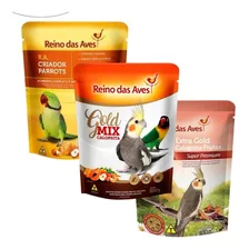 Combo Rações P/ Calopsita, Papagaio Super Qualidade Promoção