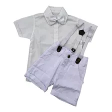 Roupa De Batizado Social De Bebê Infantil Pajem