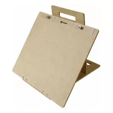 Prancheta Portátil Articulada A3, Mdf Natural 3mm, Trident