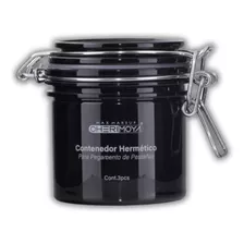 Contenedor Hermetico Para Adhesivo Pestañas Cherimoya 200ml Color Negro