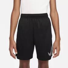 Shorts De Entrenamiento Niño Talla Grande Nike Dri-fit Negro