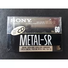 Fita Cassete Sony Metal Sr-60 Min Type Iv Virgem E Lacarada