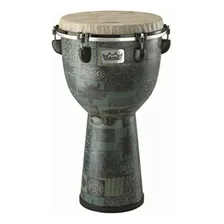 Remo Dj-6112-32 Apex Djembe Drum Green Kinte, 12 Pulgadas