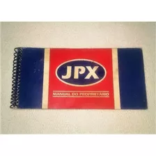 Manual Do Proprietario Jeep Jpx - 1995 - Original