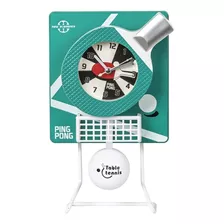 Reloj Despertador Inalámbrico Ping Pong Verde