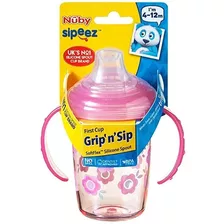 Vaso Tritan Cuberta Pp 240ml Para 4m+ Nuby Original