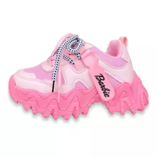 Tenis Deportivo Sintético De Moda Barbie Para Niña 