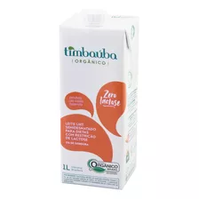 Leite Uht Semidesnatado Orgânico Zero Lactose Timbaúba Caixa Com Tampa 1l