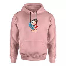 Blusa Frio Com Capuz Feminina Personagem Turma Da Mônica Top