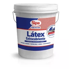 Latex Al Agua Extracubriente Sipa Blanco Pinturasonlinecl