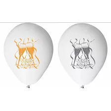Balões Personalizados ( Bexigas Feliz Ano Novo 20 Unidades)