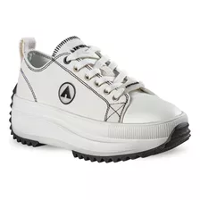 Tenis Casual Airwalk Para Mujer Urbano Textil Blanco