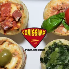 Conos De Pizza. Pack De 30 Conos. 5 Sabores A Eleccion