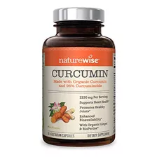 Naturewise Curcumina Cúrcuma 2250 Mg | 95% De Curcuminoides