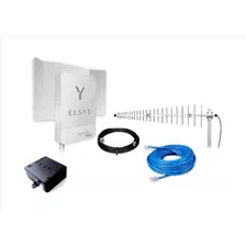 Kit Elsys Amplimax 4g + Antena Ext + Cabo Desc + Cabo De Rede 20m