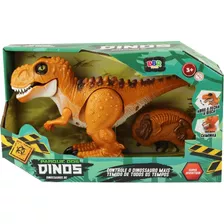 Dinossauro Brinquedo C/ Controle Infra Vermelho Sons E Anda