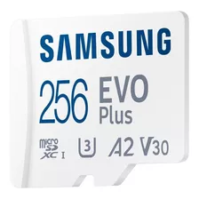 Memoria Micro Sd Samsung Evo Plus 256gb 4k 130 Mb/s