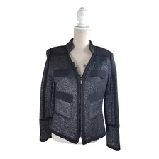 Blazer Social Forrado Feminino Preto Zara Terninho Elegante