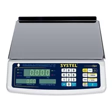 Balanza Comercial Digital Systel Clipse C/batería 31kg Promo