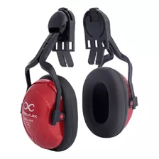 Protetor Auricular Acoplhar Capacete Steelflex Turtle Cor Vermelho