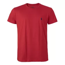 Camiseta Básica Masculina Vermelha - Frete Grátis