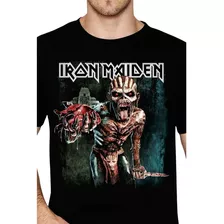 Xx Camiseta Iron Maiden Of0030 Consulado Do Rock Plus Size