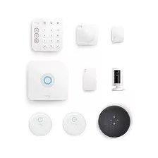 Set 9 Piezas De Seguridad Smart Ring Alarm Con Indoor Cam