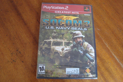 Ps2 / Jogo Socom 3 U S Navy Seals / Original America Lacrado