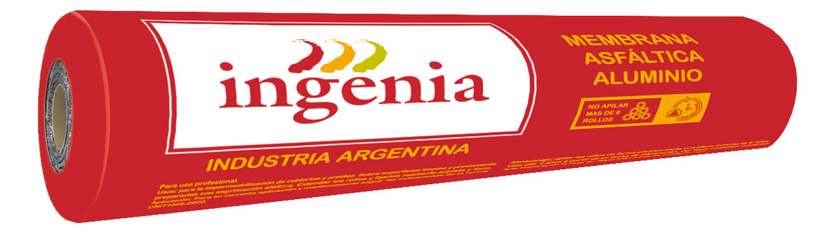 Membrana Asfaltica Aluminio 40 Kg Ingenia