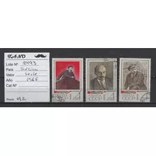 Lote2493 Rusia Serie Estampillas Año 1968