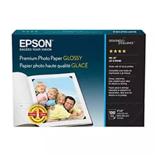 Epson S041727 Premium Photo Paper, 68 Libras, Alto Brillo,