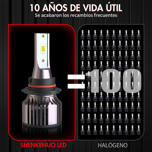 12000lm 6000k Faros Led Y Antiniebla Para Serie Lincoln Foto 7