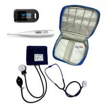 Kit/set Enfermeria Oximetro Termometro Tensiometro + Estuche