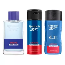 Set Reebok Move Your Spirit Men Edt 100 Ml