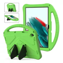 Funda Verde Con Soporte Para Samsung Galaxy Tab A9+