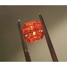 Zafiro Padparadscha 4.06ct Aaaa Corte Cojin