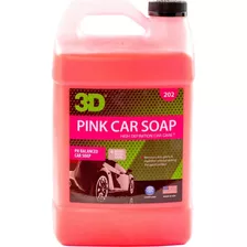 Shampoo Neutro Espumante Para Autos 3d Pink Car Soap 1 Galon