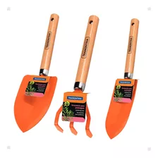 Kit Para Jardinagem E Horta 2 Pazinhas E Ancinho Tramontina