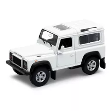 Welly 1:34 Land Rover Defender Blanco 42392cw