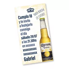 Invitación Digital Personalizada Cerveza Corona