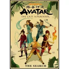 Poster Avatar - Aang Katara Sokka Zuko Iroh Toph Appa