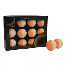 Pelotas Bolas De Golf Nitro Eclipse 12 Uni Blanco/naranja
